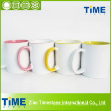 Tasse en céramique de sublimation de couleur intérieure (7102DC)